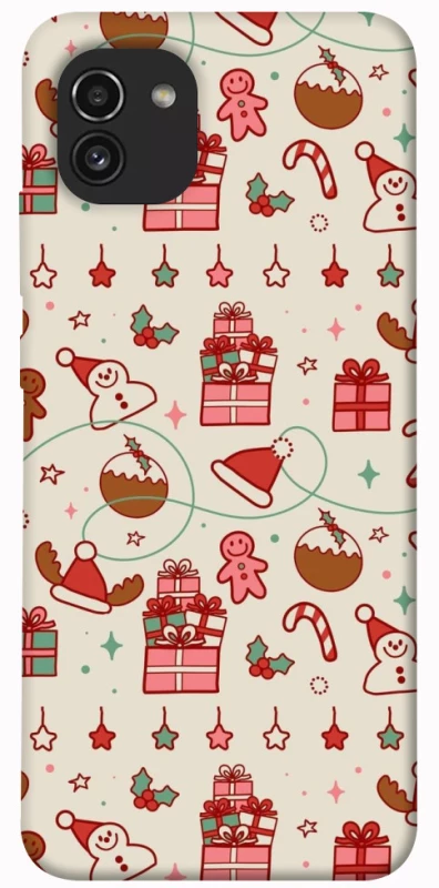 Чохол на Samsung Galaxy A03 Новорічний v14 фото 1 з 1