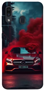 Чехол на Samsung Galaxy A20 / A30 Mercedes in smoke фото 1 из 1