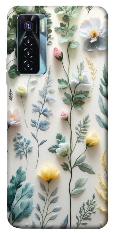 Чехол на TECNO Camon 17 Pro Floral design ver.4 фото 1 из 1
