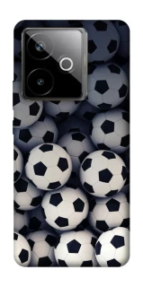 Чехол на Realme GT 7T Футбольные мячи фото 1 из 1