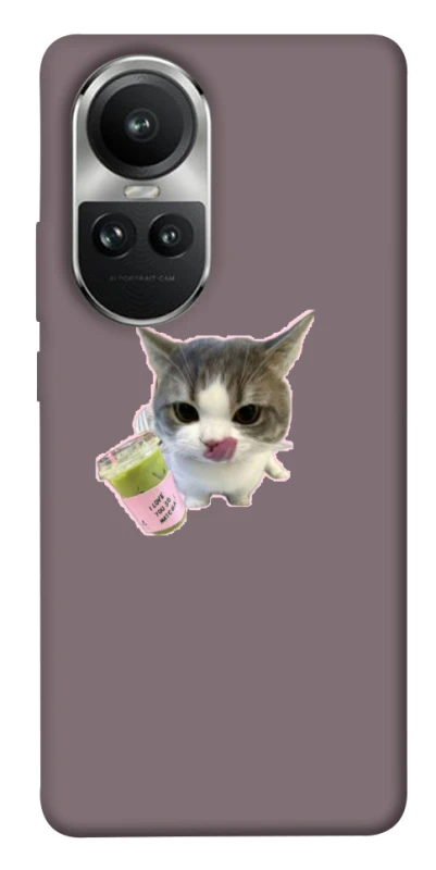 Чохол на Oppo Reno 10 cat matcha фото 1 з 1