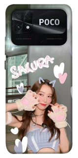 Чохол на Xiaomi Poco C40 Sakura - LE SSERAFIM фото 1 з 1