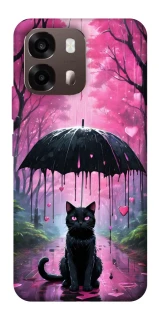 Чохол на Oppo A6 Black cat фото 1 з 2