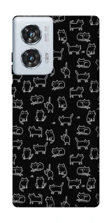 Чохол на Motorola Edge 50 Fusion Black Cats фото 1 Чохол на Motorola Edge 50 Fusion Black Cats фото 1 з 1