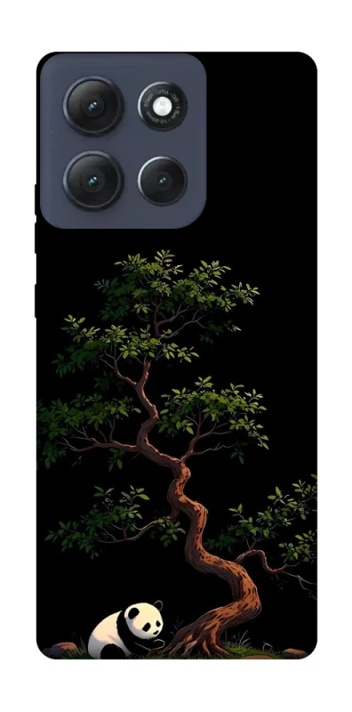 Чохол на Motorola Moto G86 Power Panda and tree фото 1 з 1