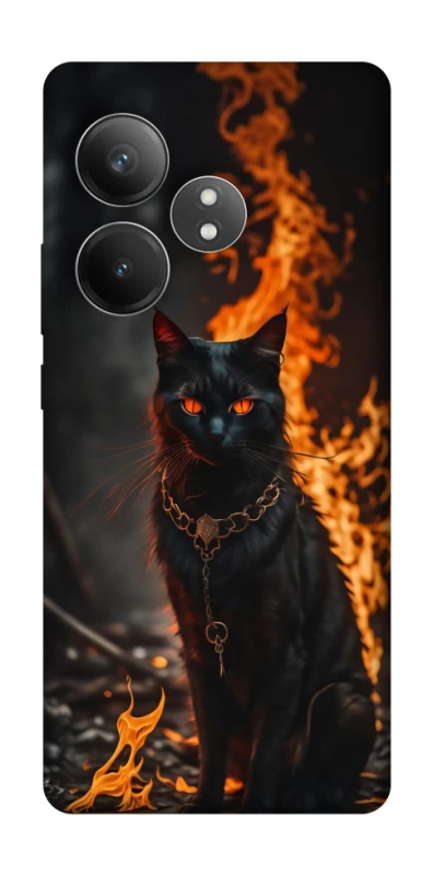 Чохол на Realme GT Neo 6 Вогняний кіт фото 1 з 1