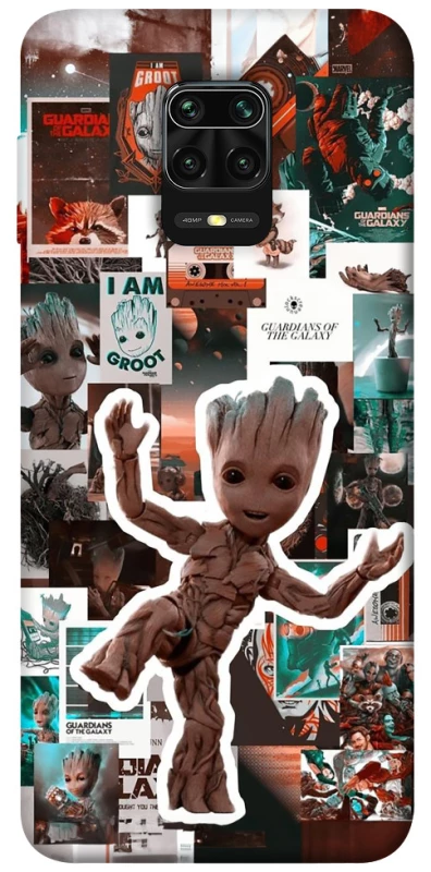 Чохол на Xiaomi Redmi Note 9s / Note 9 Pro / Note 9 Pro Max Mini Groot v2 фото 1 з 1