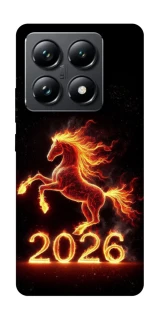 Чохол на Xiaomi 14T Pro Red Fire Horse ver.1 фото 1 з 1