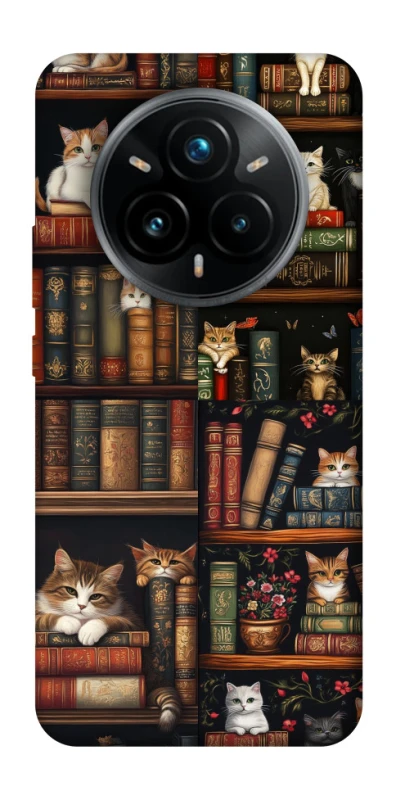 Чохол на Realme 14 Pro+ Cats & Books фото 1 з 1
