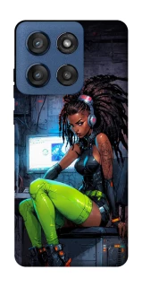 Чохол на Motorola Edge 60 Stylus Cyber girl фото 1 з 1