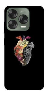 Чохол на ZTE Nubia V70 Design Heart with flowers фото 1 з 1