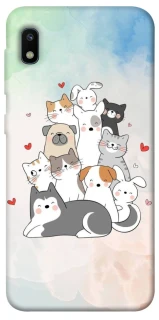 Чохол на Samsung Galaxy A10 (A105F) Funny Pets ver.2 фото 1 з 1