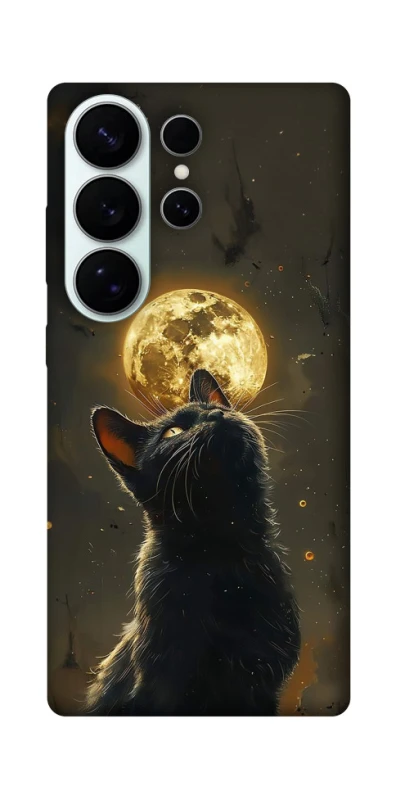Чехол на Samsung Galaxy S26 Pro Кот под луной v2 фото 1 из 1