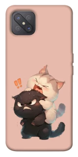 Чехол на Oppo A92s Сat and cat фото 1 Чехол на Oppo A92s Сat and cat фото 1 из 1