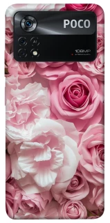 Чохол на Xiaomi Poco X4 Pro 5G Рожеві Квіти фото 1 з 1