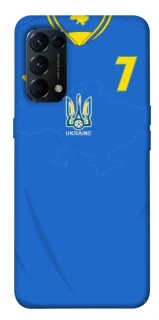 Чохол на Oppo Reno 5 4G UA-Football ver.4 фото 1 з 1