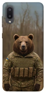 Чехол на Samsung Galaxy A02 Медведь защитник фото 1 из 1