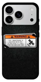 Чехол на Apple iPhone 18 Pro Max Warning фото 1 из 1