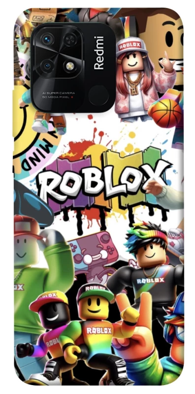 Чохол на Xiaomi Redmi 10C Roblox Characters Collage фото 1 з 1