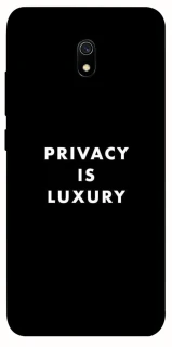 Чохол на Xiaomi Redmi 8a Privacy is luxury фото 1 з 1