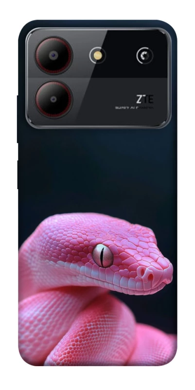 Чохол на ZTE Blade A54 4G Рожева змія фото 1 з 1
