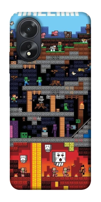 Чохол на Oppo A18 Minecraft фото 1 з 1