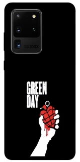 Чохол на Samsung Galaxy S20 Ultra Green Day logo фото 1 Чохол на Samsung Galaxy S20 Ultra Green Day logo фото 1 з 1