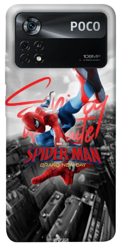 Чохол на Xiaomi Poco X4 Pro 5G Spider Man ver.1 фото 1 з 1
