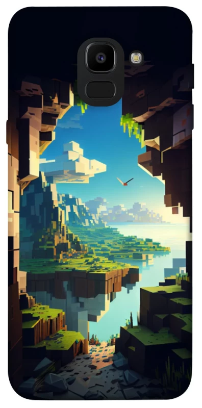 Чохол на Samsung J600F Galaxy J6 (2018) Minecraft sunrise фото 1 з 1