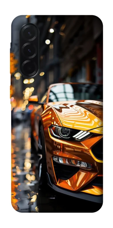 Чохол на Samsung Galaxy A37 5G Golden sports car фото 1 з 1