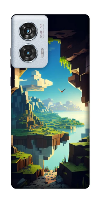 Чохол на Motorola Edge 50 Fusion Minecraft sunrise фото 1 з 1