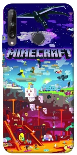 Чехол на Huawei P40 Lite E Minecraft world фото 1 из 1