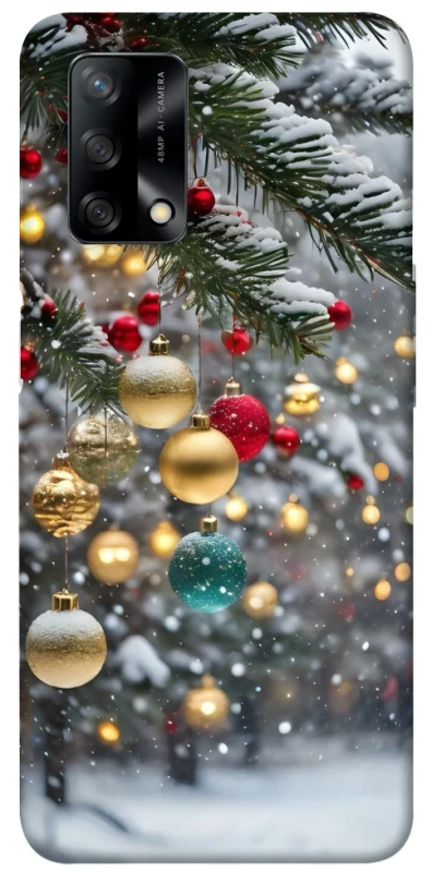 Чохол на Oppo A74 4G Новорічний v48 фото 1 з 1