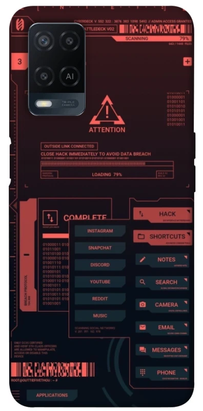 Чохол на Oppo A54 4G Attention фото 1 з 1