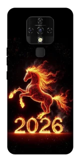 Чохол на TECNO Camon 16 SE Red Fire Horse ver.1 фото 1 з 1