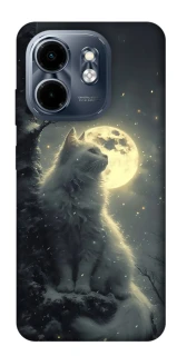 Чохол на Infinix Smart 9 4G / Hot 50i Кіт під місяцем фото 1 з 1