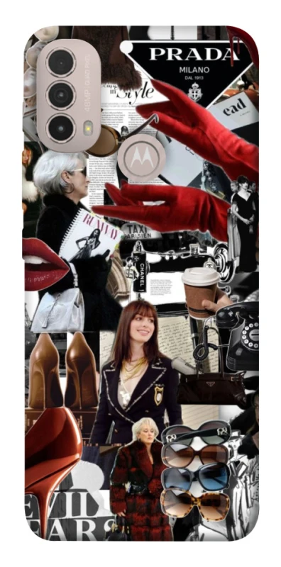 Чохол на Motorola Moto E40 Fashion collage ver.13 фото 1 з 1