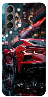 Чехол на Samsung Galaxy S21 Red sports car фото 1 из 1