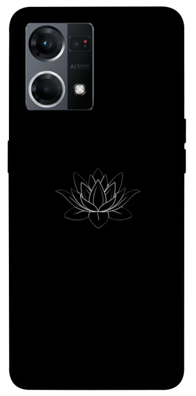 Чохол на Oppo Reno 7 4G Black Lotus фото 1 з 1