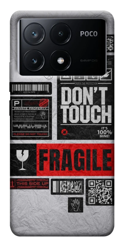 Чохол на Xiaomi Poco X6 Don't touch фото 1 з 1