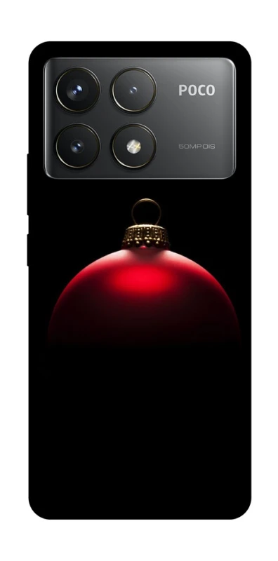 Чохол на Xiaomi Poco F6 Pro Christmas bauble фото 1 з 1