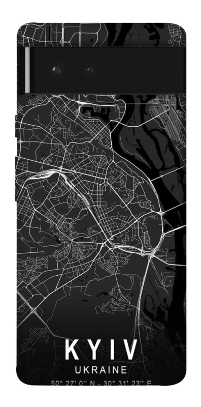 Чохол на Google Pixel 6 Kyiv map фото 1 з 1