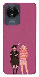 Чехол на Vivo Y02 Raven & Rainbow Wednesday фото 1 из 1