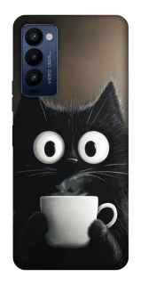 Чехол на TECNO Camon 18 Pro morning cat фото 1 из 1