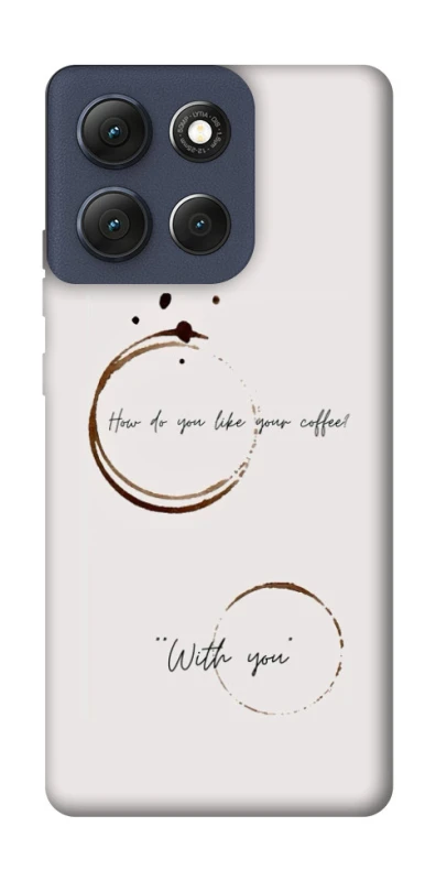 Чохол на Motorola Moto G86 Coffee with you фото 1 з 1