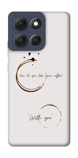 Чохол на Motorola Moto G86 Coffee with you фото 1 з 1