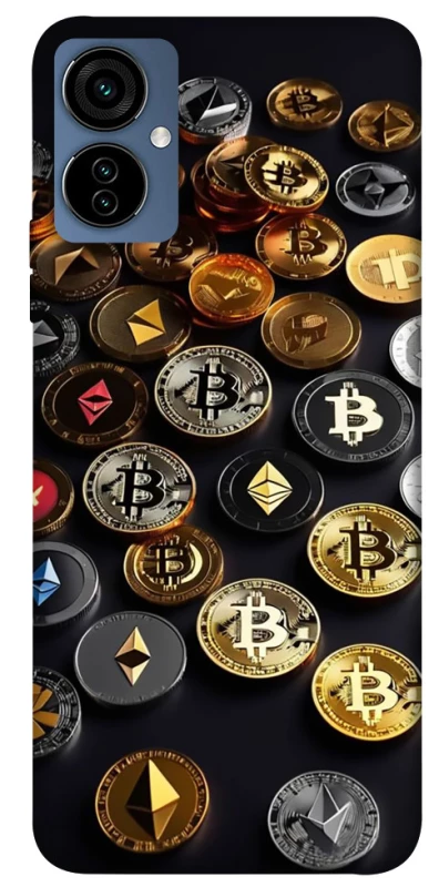 Чехол на TECNO Camon 19 Neo Many coins фото 1 из 1