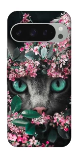 Чохол на Google Pixel 10 Pro XL Кіт в квітах фото 1 з 1