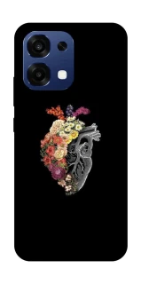Чохол на Oppo A6 Pro 4G/5G Heart with flowers фото 1 з 2
