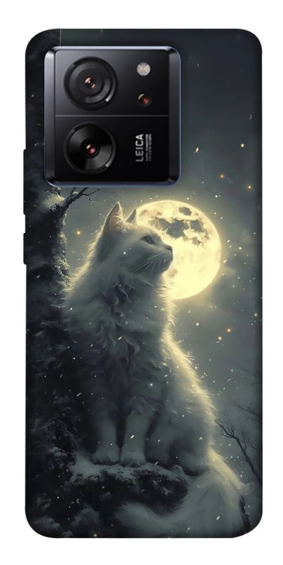 Чохол на Xiaomi 13T Кіт під місяцем фото 1 з 1